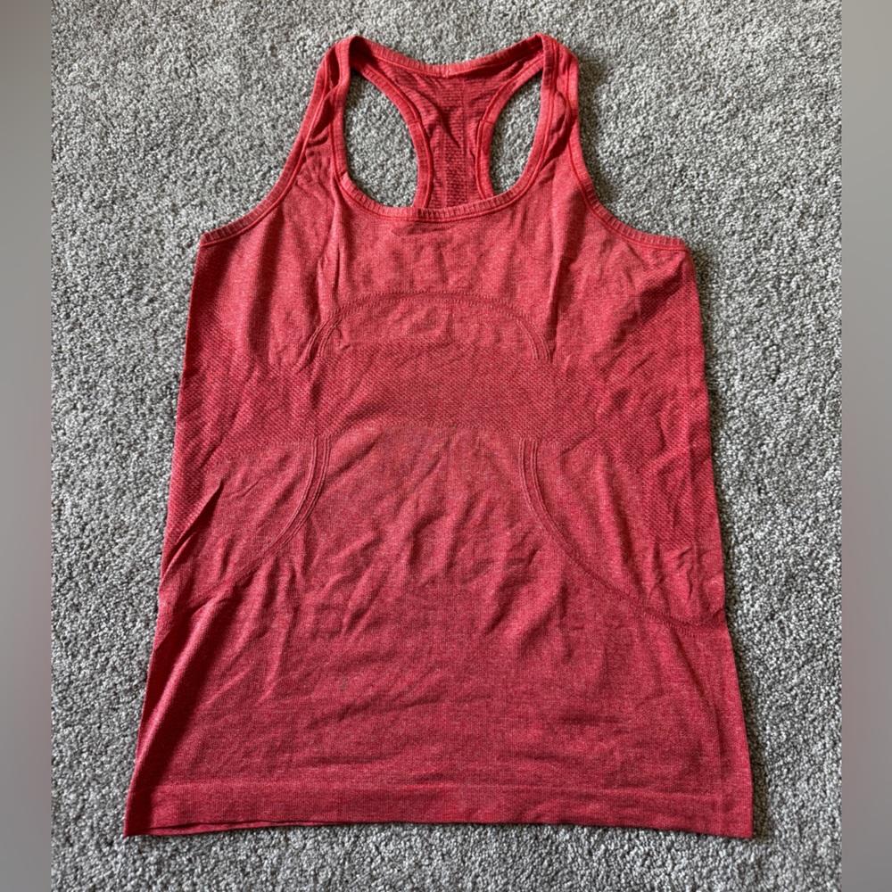 Coral Swiftly Tech Racerback